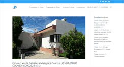 Desktop Screenshot of casasdenicaragua.com